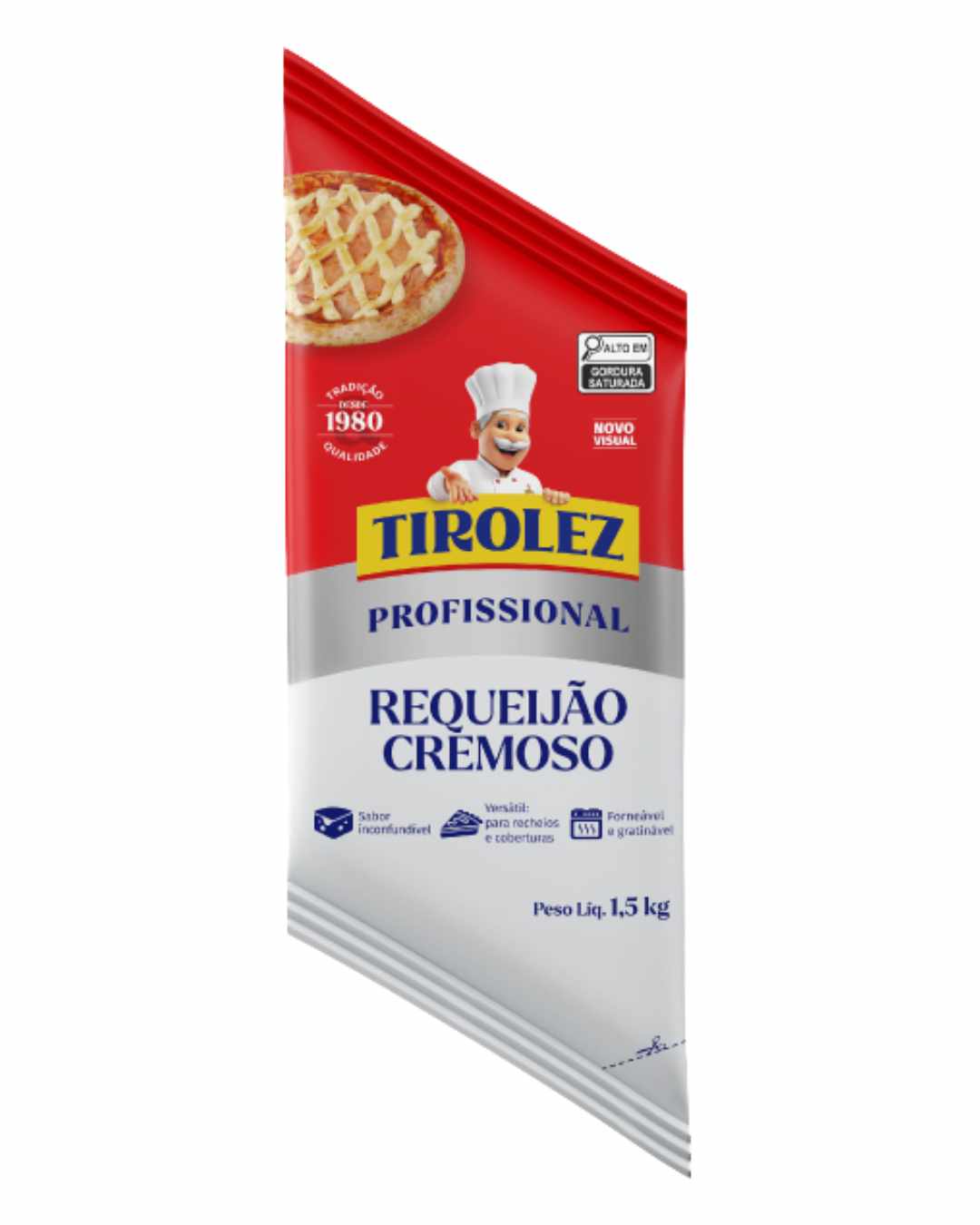Requeijão Bisn Tirolez 1,5kg